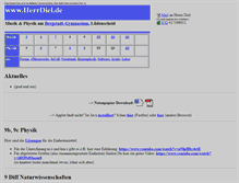 Tablet Screenshot of herrdiel.de